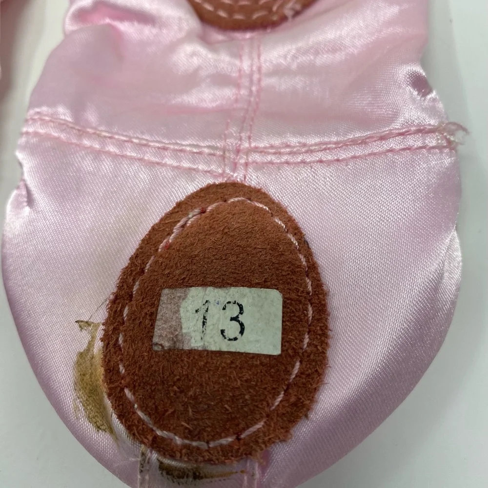 Pink Sequined Ballet Slipper Shoes - Picture 7 of 9